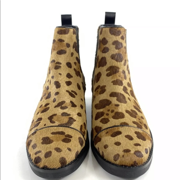 Cole Haan Chelsea Mara Leopard Calf Hair Booties - Picture 3 of 11